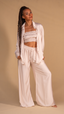 Long Sleeve Blouse (Champagne)