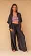 Short Sleeve Blouse (Black)