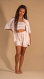Short Sleeve Blouse (Champagne)