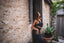 Halter Tie Top (Black)